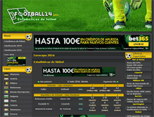 Tablet Screenshot of es.football24.info